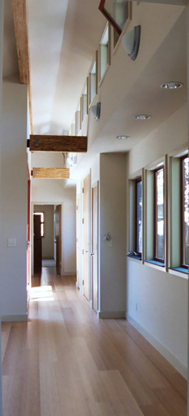 Faculty House, ENR architects with Topos Architects, Palo Alto, CA 94306 - clerestory entrance hall
