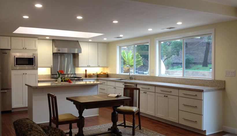 Kitchen - 2-Story Addition - Sustainable WholeHouse Remodel - Landscape - ENR architects, Thousand Oaks, CA 91360