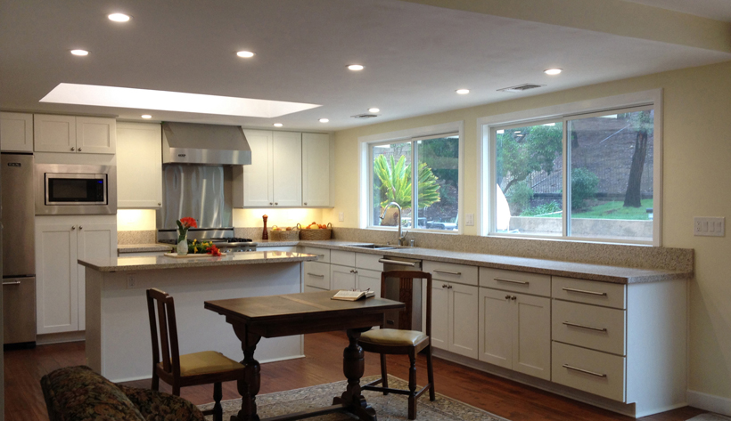 Kitchen - 2-Story Addition - Sustainable WholeHouse Remodel - Landscape - ENR architects, Granbury, TX 76049