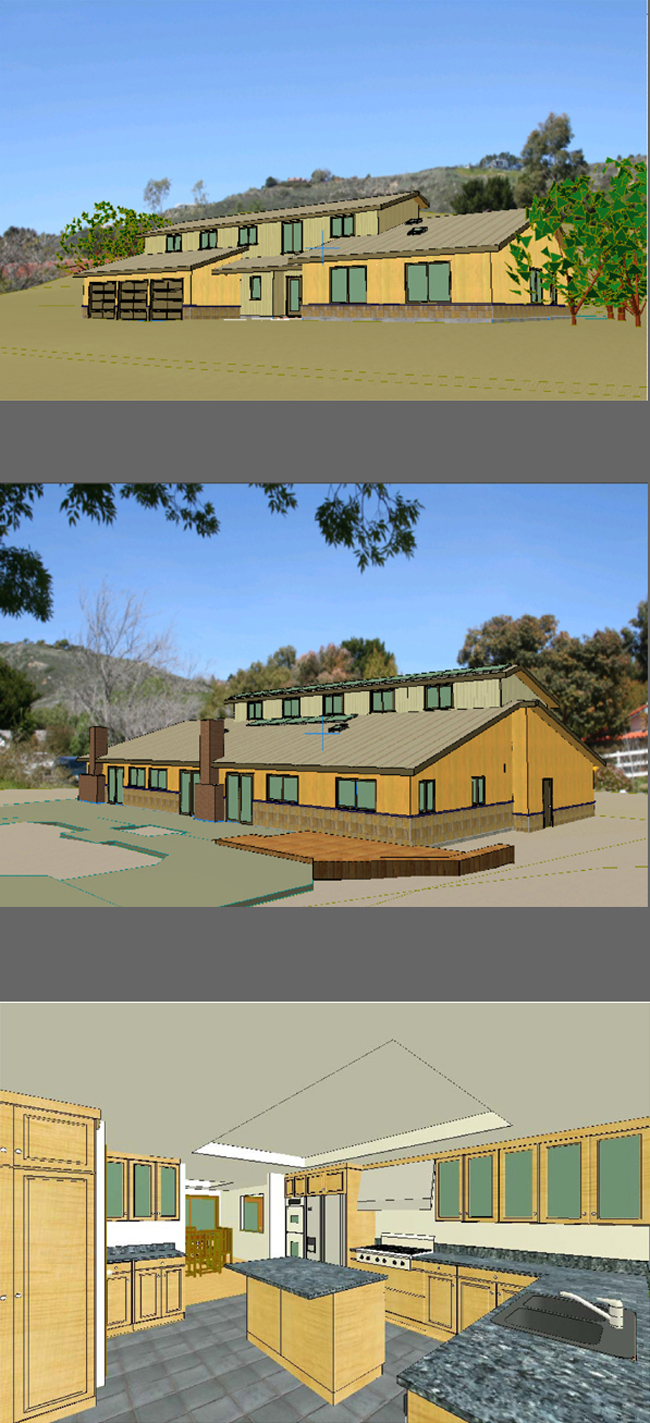2-Story Addition, Whole House Remodel & Landscape - ENR architects - Granbury, TX 76049 - CAD Model