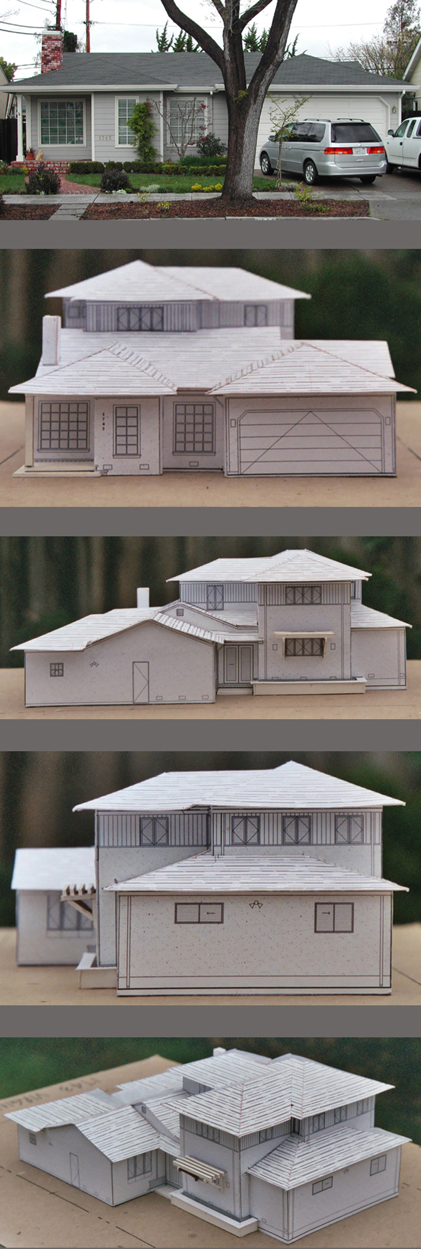 Proposed 2nd Story Addition Study Model, Redwood City, CA 76019