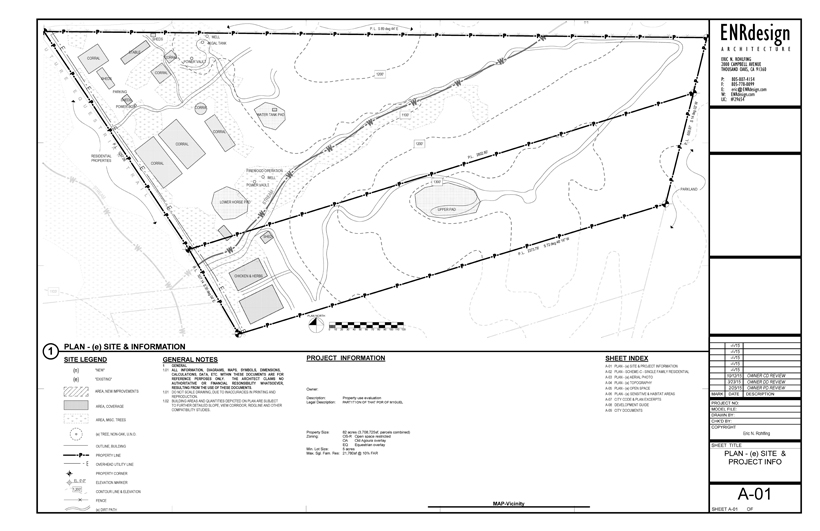 Existing Property - Proposed Land Use Study - ENR architects, Granbury, TX 76049