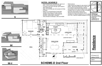 Custom Home Design, ENR architects, Old Topanga, CA 90290 - Renderings