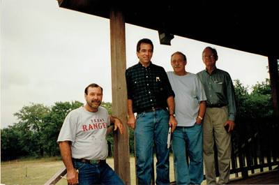 Ranch House Groundbreaking, Darryl Wood ,Contractor, E N Rohlfing Architect, Graham Wood Contractor, Frank D Welch, Architect, Montague County, TX, 1997