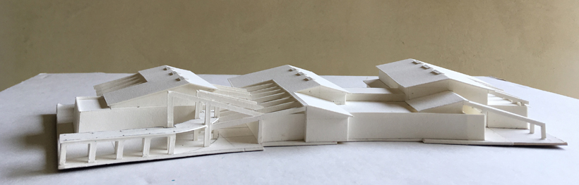 Northgate Senior & Community Center, ENR architects with G4 Architects, Fremont, CA 94555 - Concept Study Model