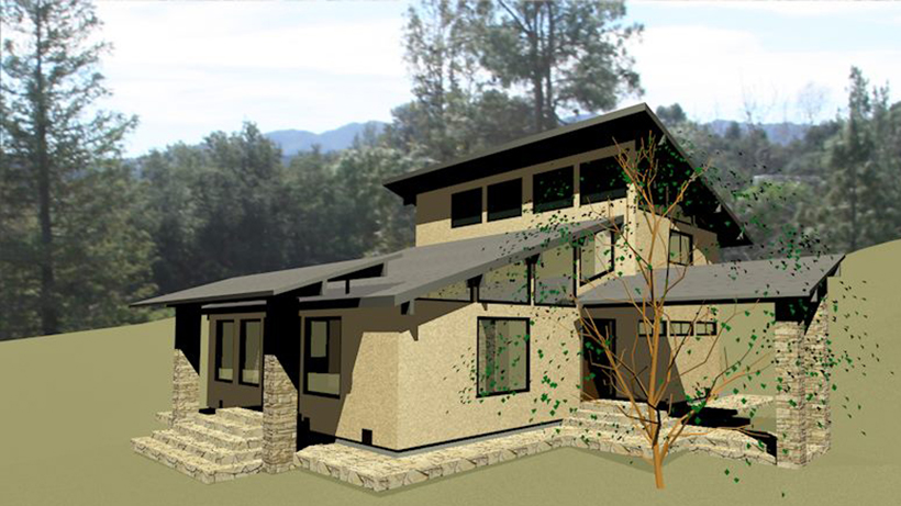 Covered Porches, CAD Concept, ENR architects, Granbury, TX 76049