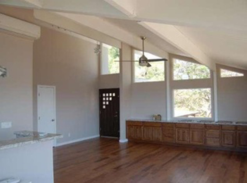 Entry Foyer - Living Room - Ocean Vista Remodel - Owner Photo - ENR architects, Granbury, TX 76049