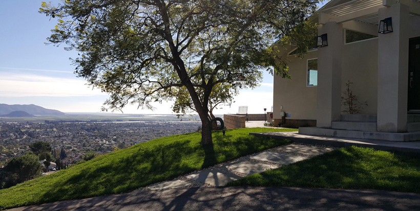 Entry Porch - View to West, Owner Photo, ENR architects, Granbury, TX 76049