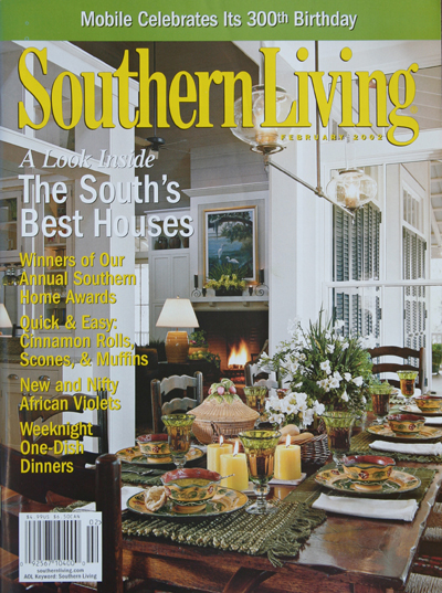 Frank D. Welch, Dallas, TX 75202 - publications - Southern Home Awards - The South's Best Homes - Feb 2002