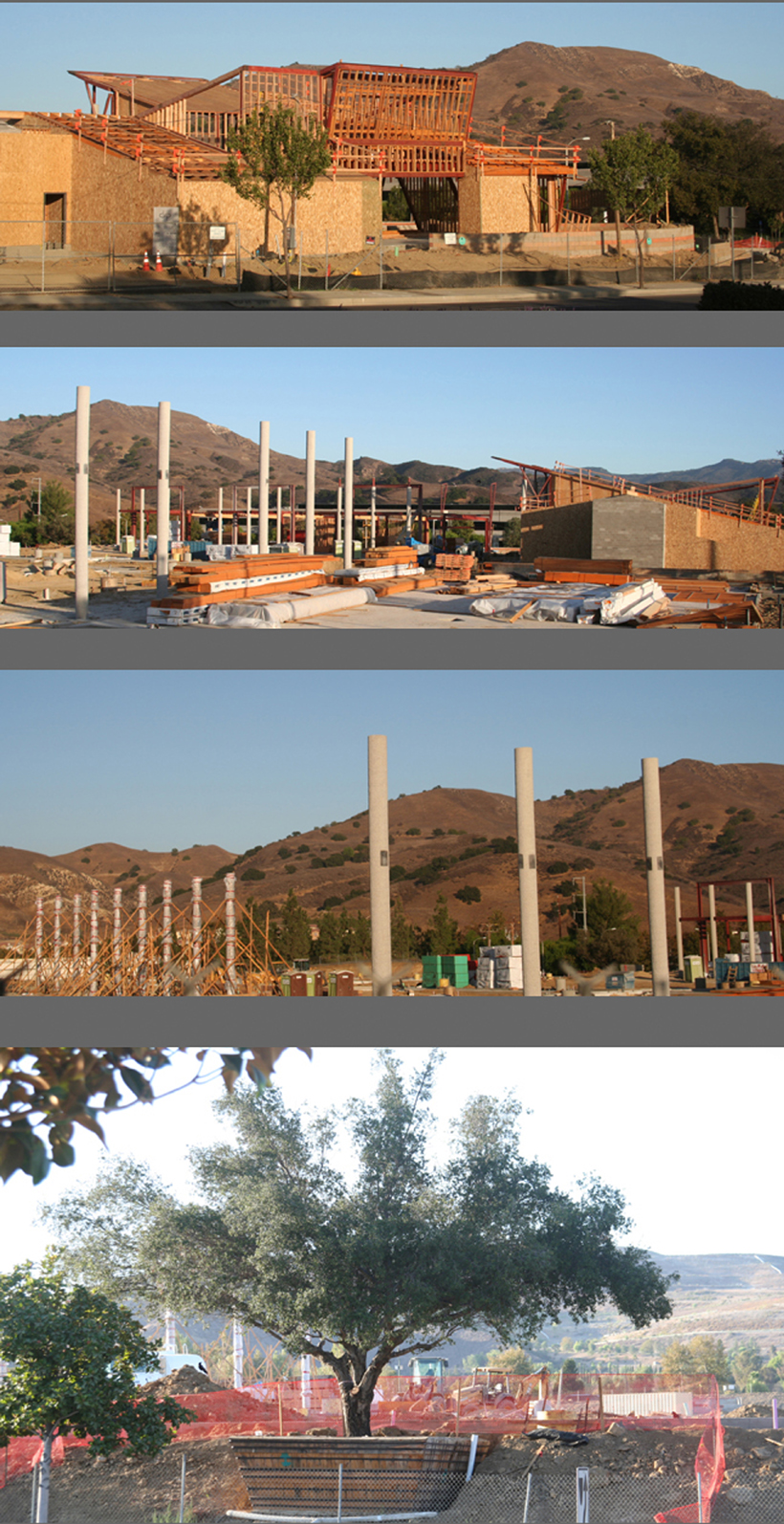 The Summit At Calabasas - LEED Consulting, ENR architects, Granbury, TX 76049 - Foundations, framing, oak transplants