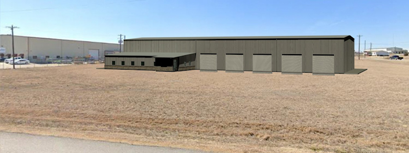 Warehouse Spec Building, ENR architects, Cleburne, TX 76058